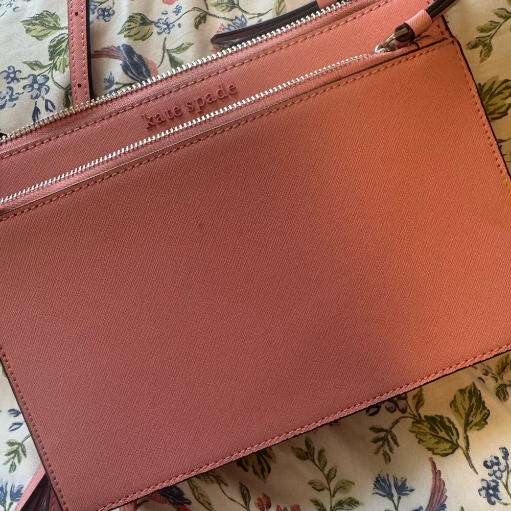 Kate Spade Pink Crossbody Bag Sleek Minimalist Design